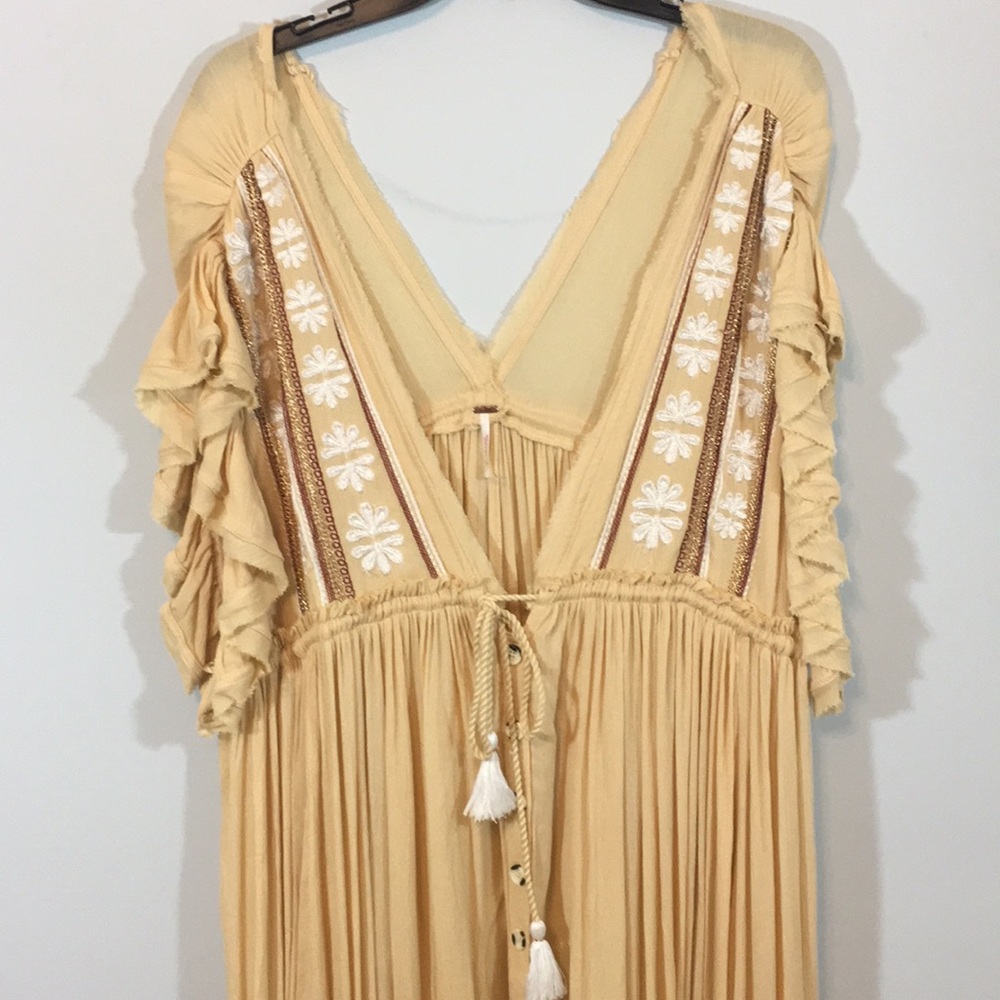 NWT Free People Garbanzo Will Wait maxi dress Boho - Picture 6 of 13